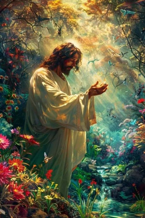 christian canvas jesus in the forest 1787320481053.jpg