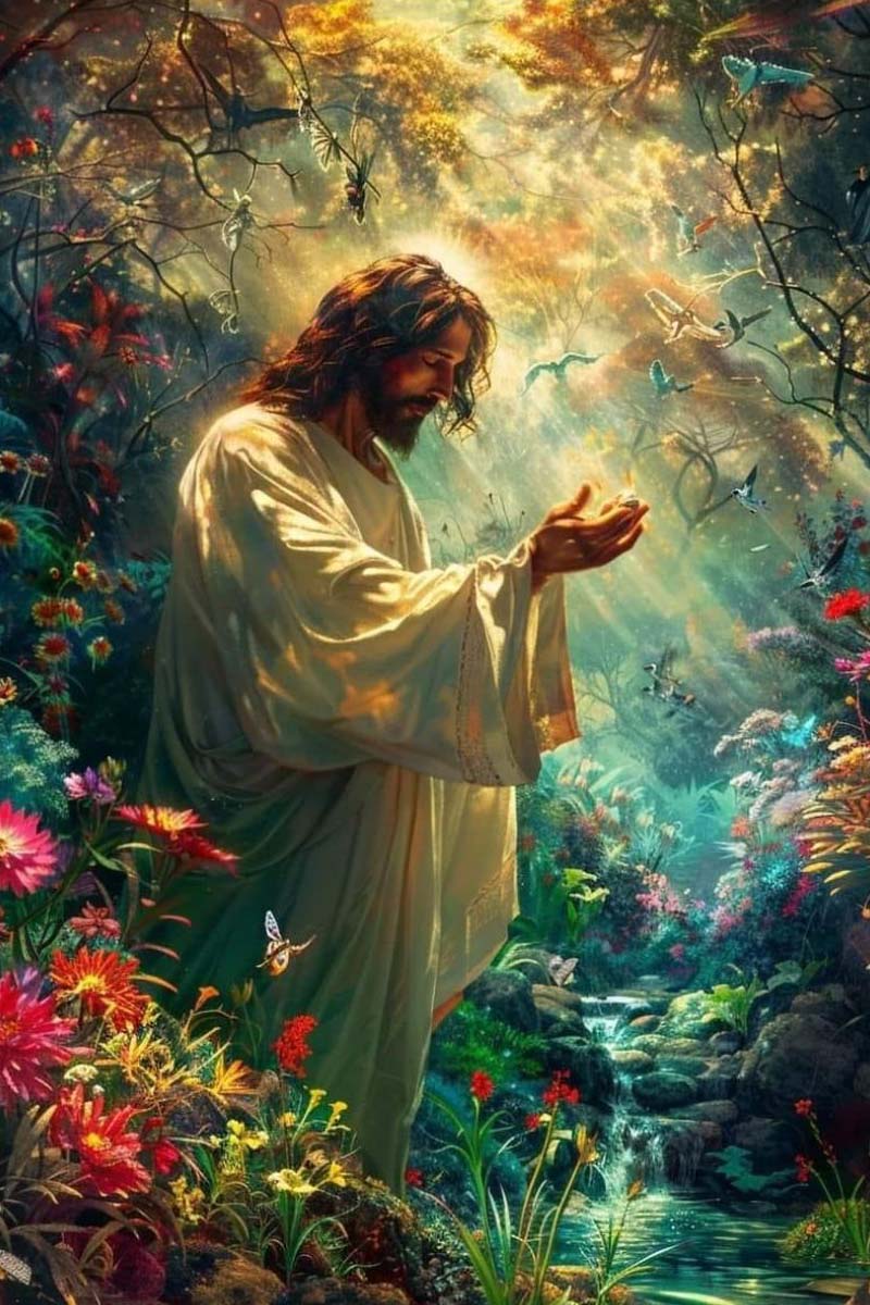 christian canvas jesus in the forest 1787320481053.jpg