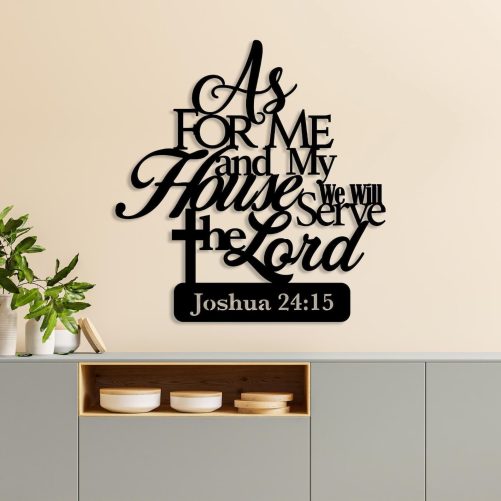 christian metal sign as for me and my house we will serve the lord metal sign 1788177603551.jpg