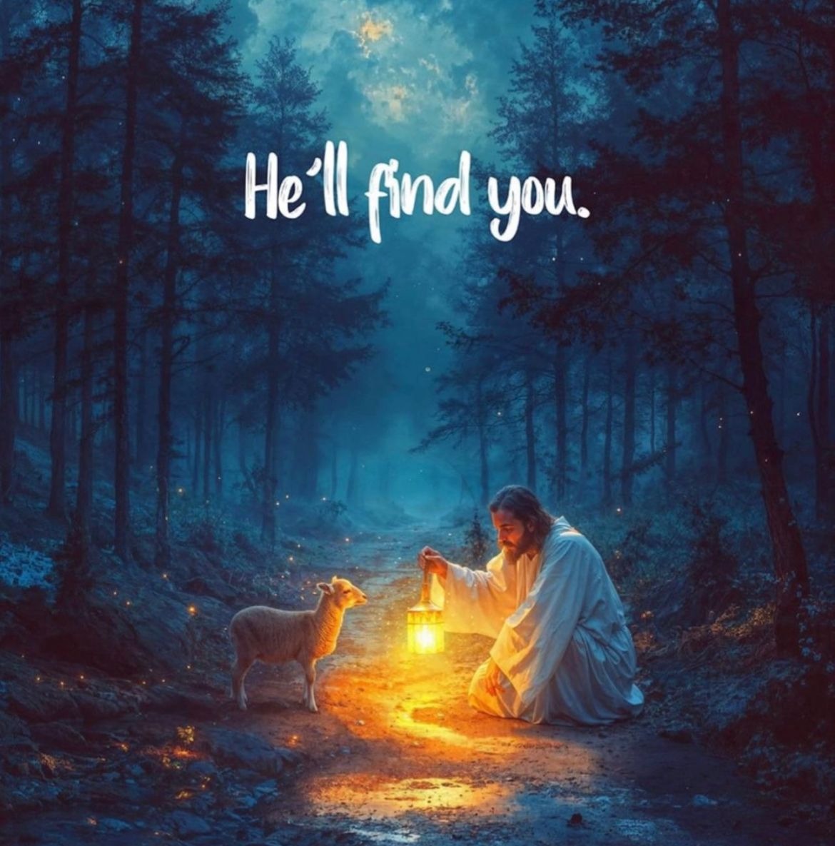 Jesus Canvas - He Will Find You Wall Art Canvas
