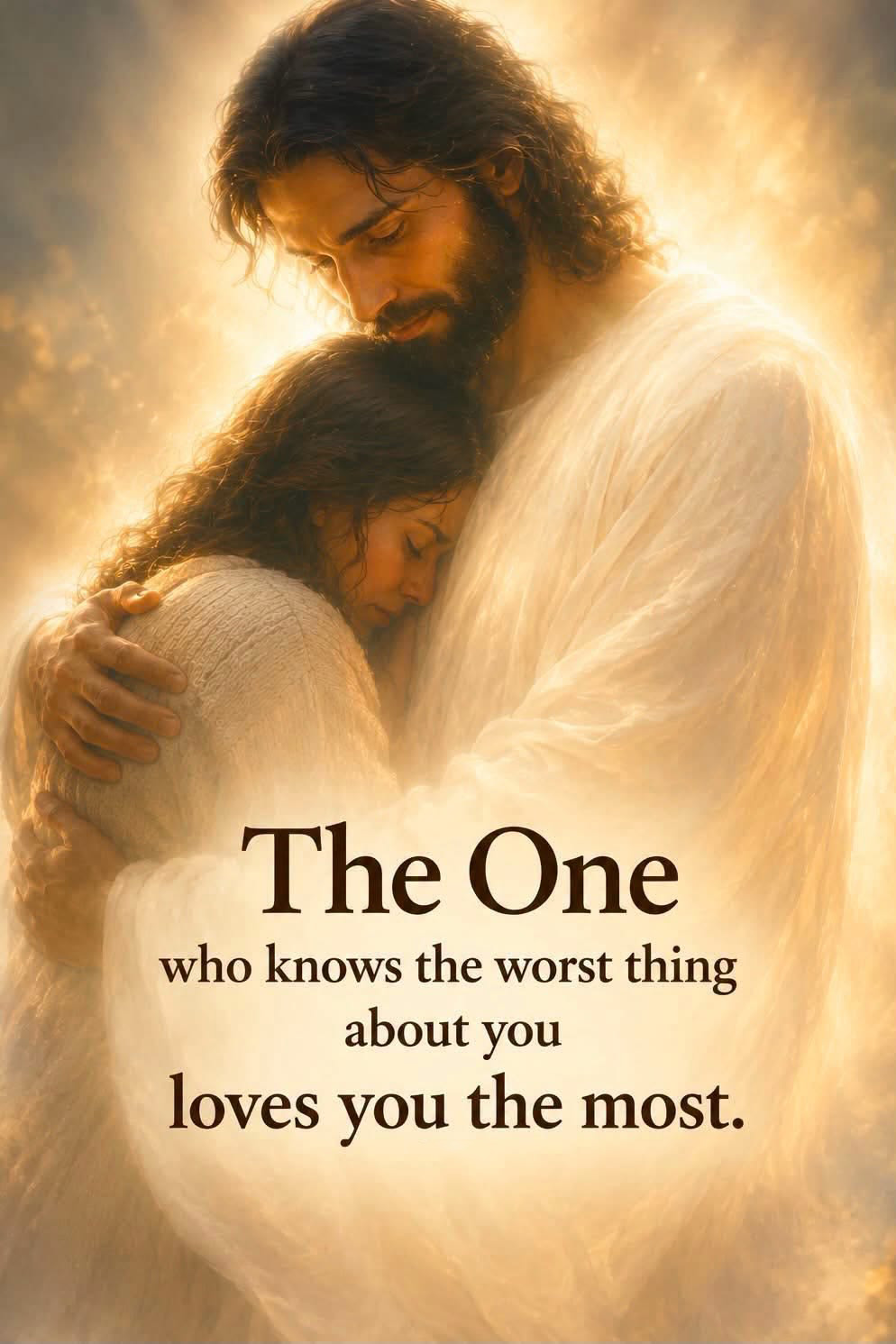 Christian Canvas The One Who Loves You The Most